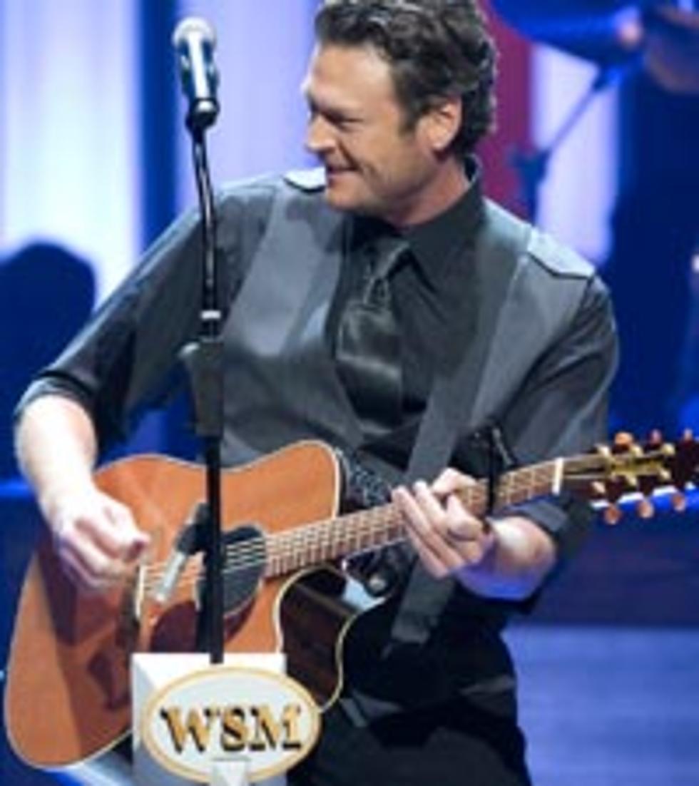 Blake Shelton Is the Newest Member of the Grand Ole Opry