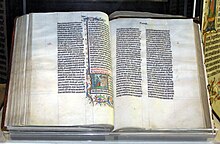 Malmesbury Abbey's 1407 Bible from Belgium