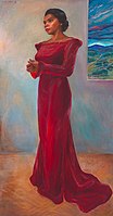 Portrait of Marian Anderson by Laura Wheeler Waring (1944).