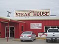 Lee's Steak House off U.S. 83 in Carrizo Springs