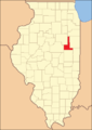 The creation of Douglas and Ford Counties in 1859 resulted in Illinois's current county map.