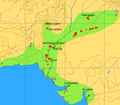 Image 16Extent and major sites of the Indus Valley civilization of ancient India (from History of cities)