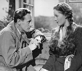 Howard and Rosamund John in The First of the Few (1942)