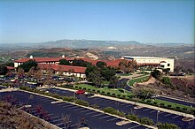 A view of the Ronald Reagan Presidential Library from the south