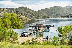 Boating activities at Dixon Lake