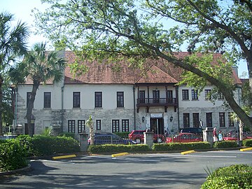 The Government House. East wing of the building dates to the 18th-century structure built on original site of the colonial governor's residence.[120]