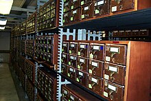 The Card Catalog at the Library of Congress