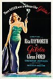 Poster for the film Gilda with Rita Hayworth