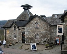 The old water mill, now a bookshop