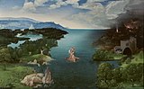 Joachim Patinir, Landscape with Charon Crossing the Styx, c. 1515–1524