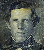 A daguerreotype of a man