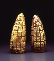 Maize sculpture, Moche culture, 300 AD, Larco Museum, Lima, Peru