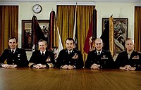 The Joint Chiefs of Staff in 1981.