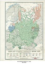 European Union of Soviet Socialist Republics (USSR) Ethnic Groups (Before 1939)