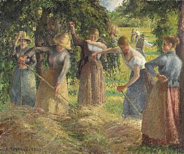 Camille Pissarro, Hay Harvest at Éragny, 1901