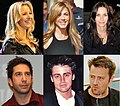 Image 112Friends, which premiered on NBC in 1994 became one of the most popular sitcoms of all time. From left, clockwise: Lisa Kudrow, Jennifer Aniston, Courteney Cox, Matthew Perry, Matt LeBlanc, and David Schwimmer, the six main actors of Friends. (from 1990s)