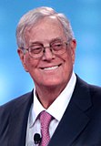David Koch 2015, 2014, and 2011 (Finalist in 2016 and 2012) (shared with brother Charles at all times)