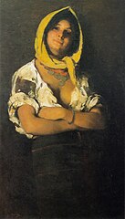 Nicolae Grigorescu: Gypsy from Boldu (1897), Art Museum of Iași