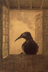 Odilon Redon, The Raven, 1882