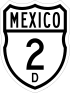 Federal Highway 2D shield