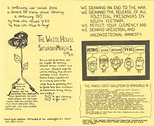 1975 flyer for a protest march.