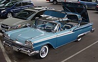 1959 Ford Galaxie Skyliner, showing the roof retraction.