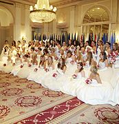 The 58th International Debutante Ball, 2012, at the Waldorf-Astoria Hotel in New York City