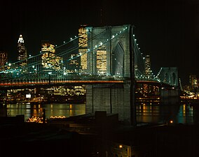 Brooklyn Bridge and East River, 1982