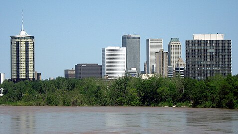 The Arkansas River in Tulsa, Oklahoma