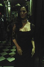 A photograph of a wax statue