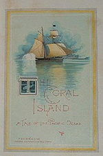 Cover of Coral Island form an 1893 printing
