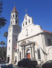 Facade of the Roman Catholic Cathedral of St. Augustine
