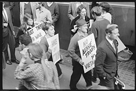 1965 protest in Sydney, Australia.