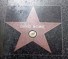 A star bearing the name David Bowie