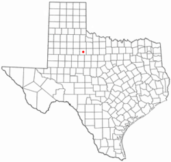 Location of Aspermont, Texas