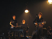 Coldplay performing at Twisted Logic Tour