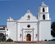 Mission San Luis Rey de Francia, located in Oceanside.