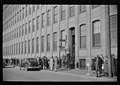 "Employees leaving Brown & Sharpe Manufacturing Company, Providence, Rhode Island", December 1940