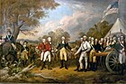 Surrender of General Burgoyne (event 1777, painted 1821)
