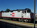 A Caltrain diesel Locomotive 921