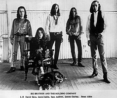 Left to right: Getz, Joplin, Andrew, Gurley, Albin. c. 1967