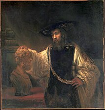 Rembrandt, Aristotle Contemplating the Bust of Homer, 1653