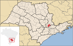 Location of Campinas