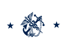 Flag of a 2-Star Assistant Surgeon General (Rear admiral)