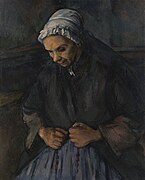 Paul Cézanne, Old Woman with Rosary, 1895–1896