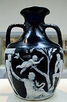 The Portland Vase, a rare example of Roman flashed glass