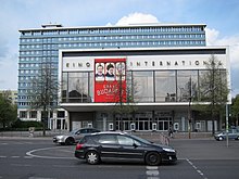 Shot of the Kino International theater in Berlin