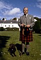 3rd Duke of Fife wearing a traditional Scottish kilt (1984)