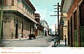 Postcard showing the Calle D'Clouet, Cienfuegos, in 1905.