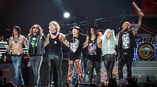 Guns N' Roses on the Not in This Lifetime... Tour